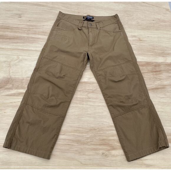 Hawx Pants Men's Work Gear Ripstop Fabric Stretch Pockets Tan‎ Size 34 x 30 - Picture 1 of 6
